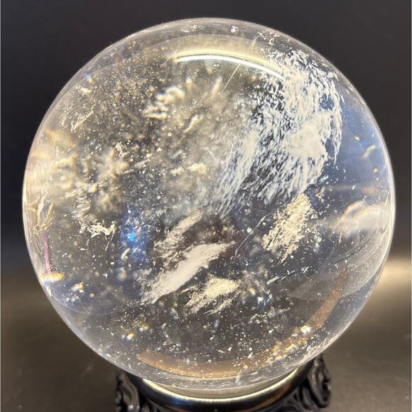 ✨ Smelted Quartz Crystal Ball – Over 5 lbs of Radiant Beauty ✨ - Picture 1 of 7